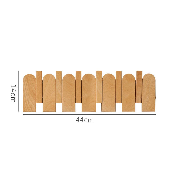 Timeless Wooden Hook Rack 8