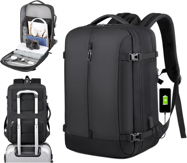 Versatile Waterproof Backpack with USB Port 0