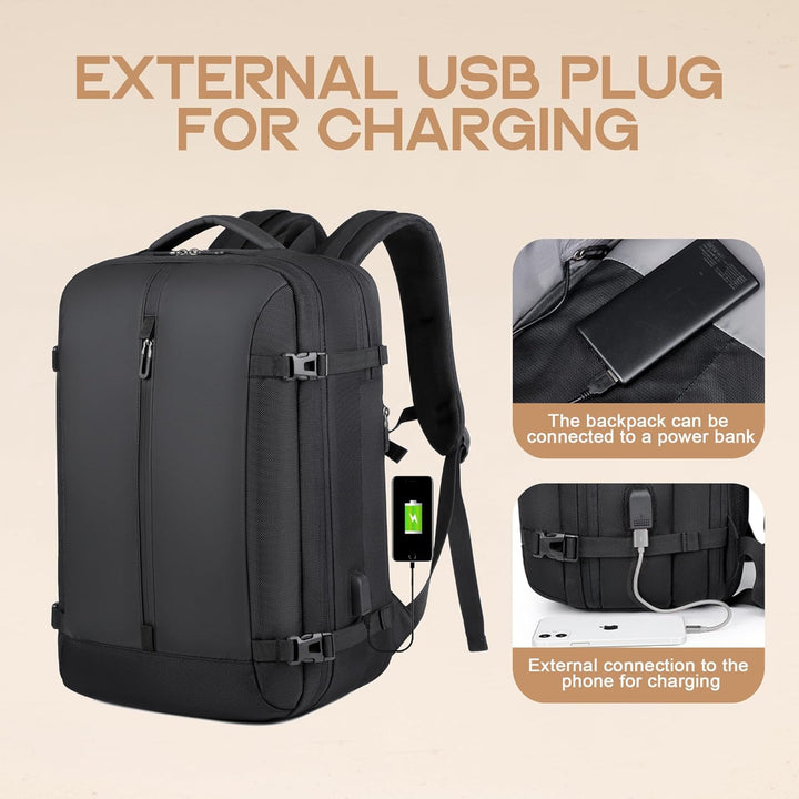 Versatile Waterproof Backpack with USB Port 1