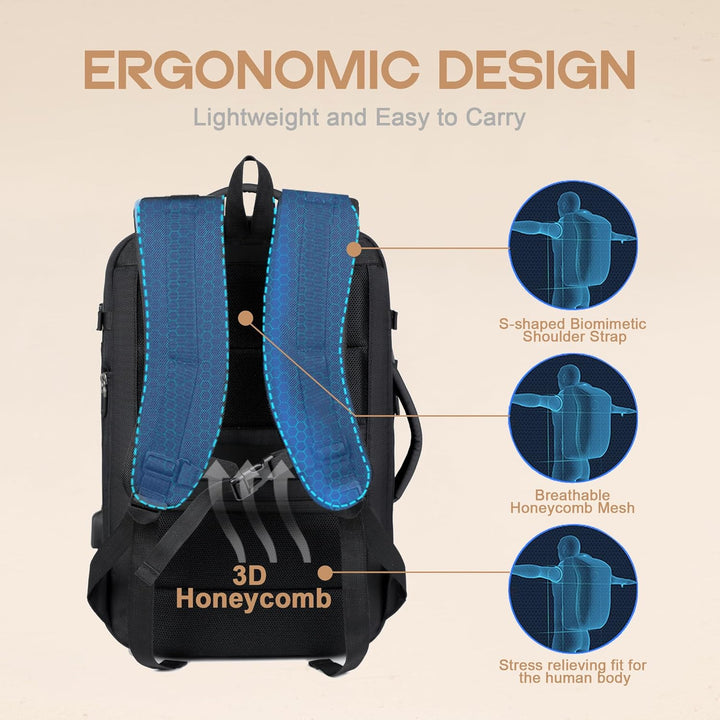 Versatile Waterproof Backpack with USB Port 6