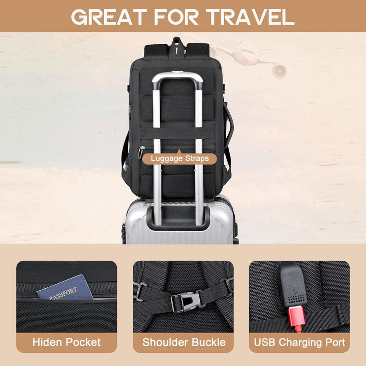 Versatile Waterproof Backpack with USB Port 7