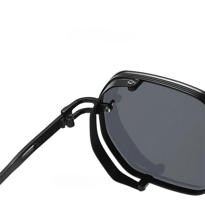 Vintage Aluminum Steampunk Sunglasses 5