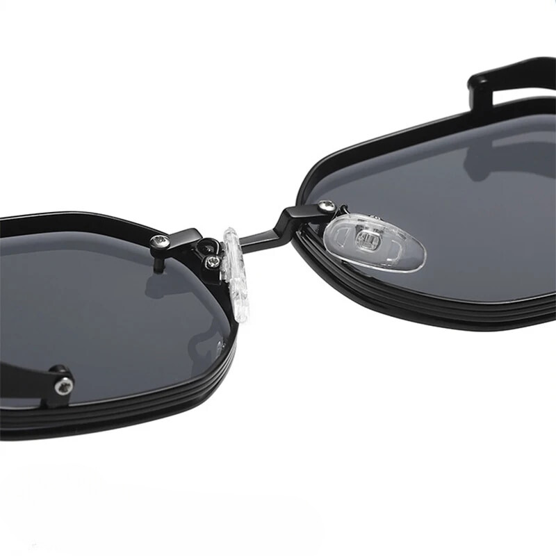 Vintage Aluminum Steampunk Sunglasses 6