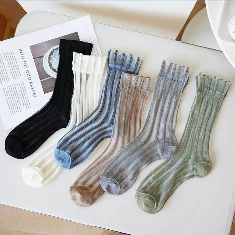 Vintage Sheer Mesh Socks 0