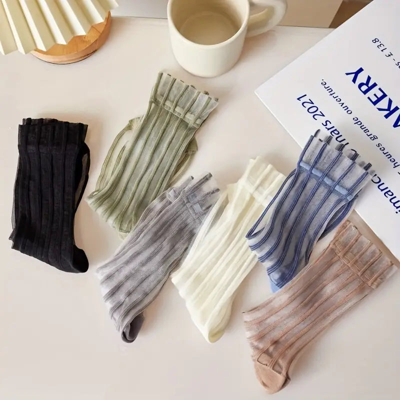 Vintage Sheer Mesh Socks 1