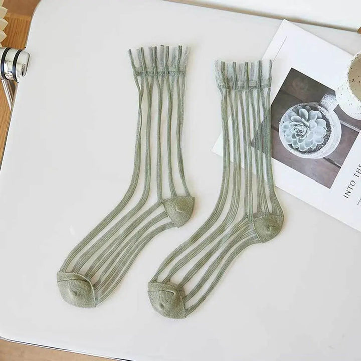 Vintage Sheer Mesh Socks 10