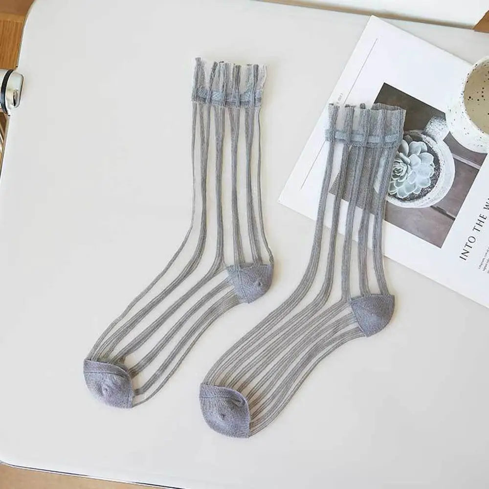 Vintage Sheer Mesh Socks 11