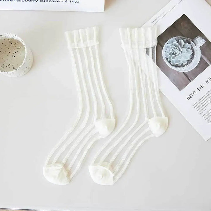 Vintage Sheer Mesh Socks 12