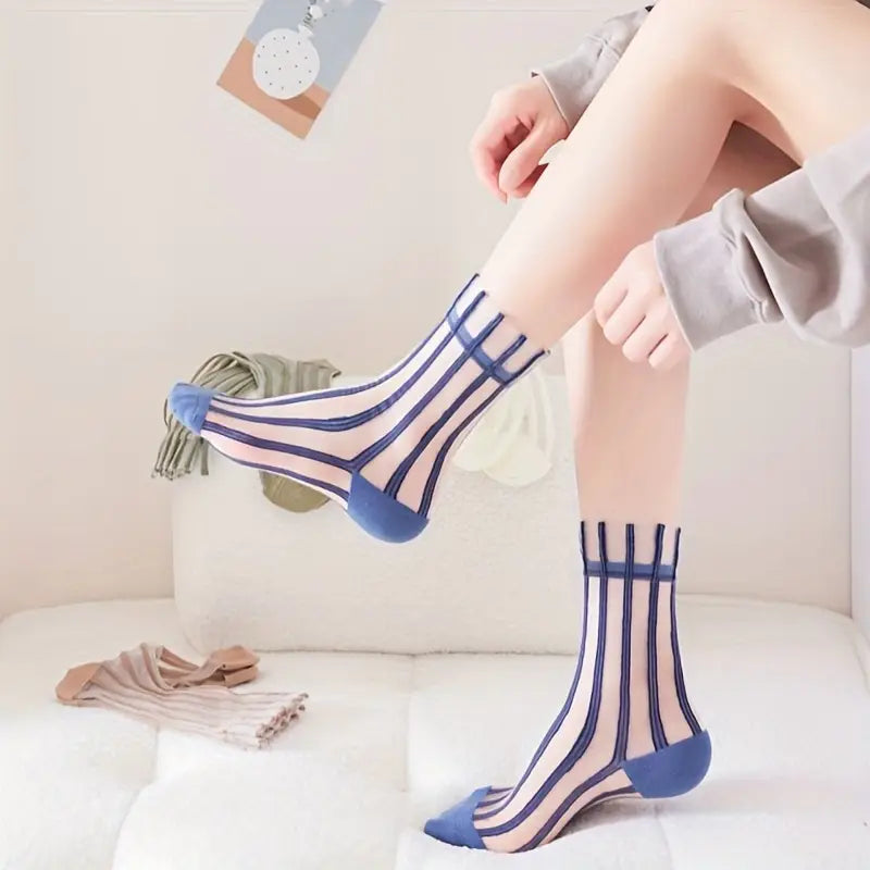 Vintage Sheer Mesh Socks 2