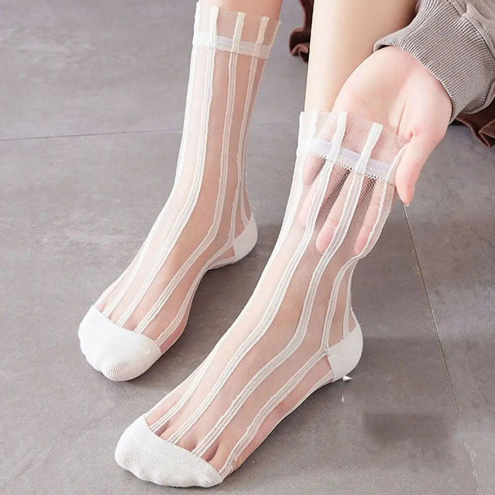 Vintage Sheer Mesh Socks 4