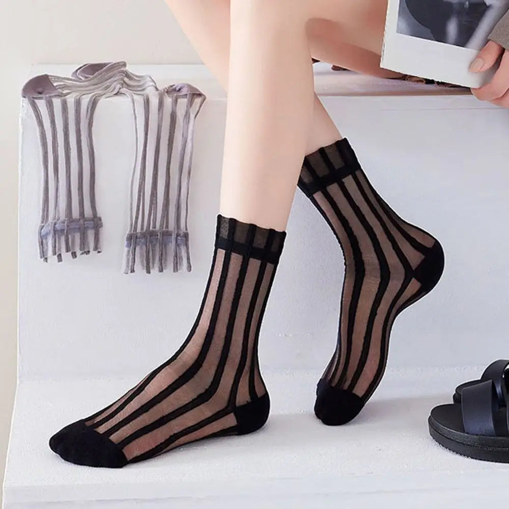 Vintage Sheer Mesh Socks 5