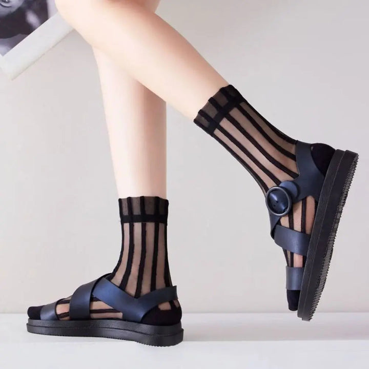 Vintage Sheer Mesh Socks 6