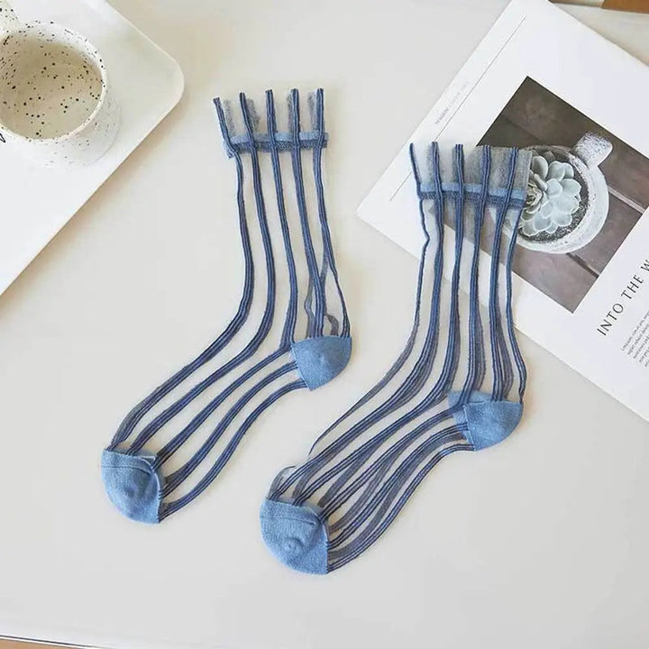 Vintage Sheer Mesh Socks 7