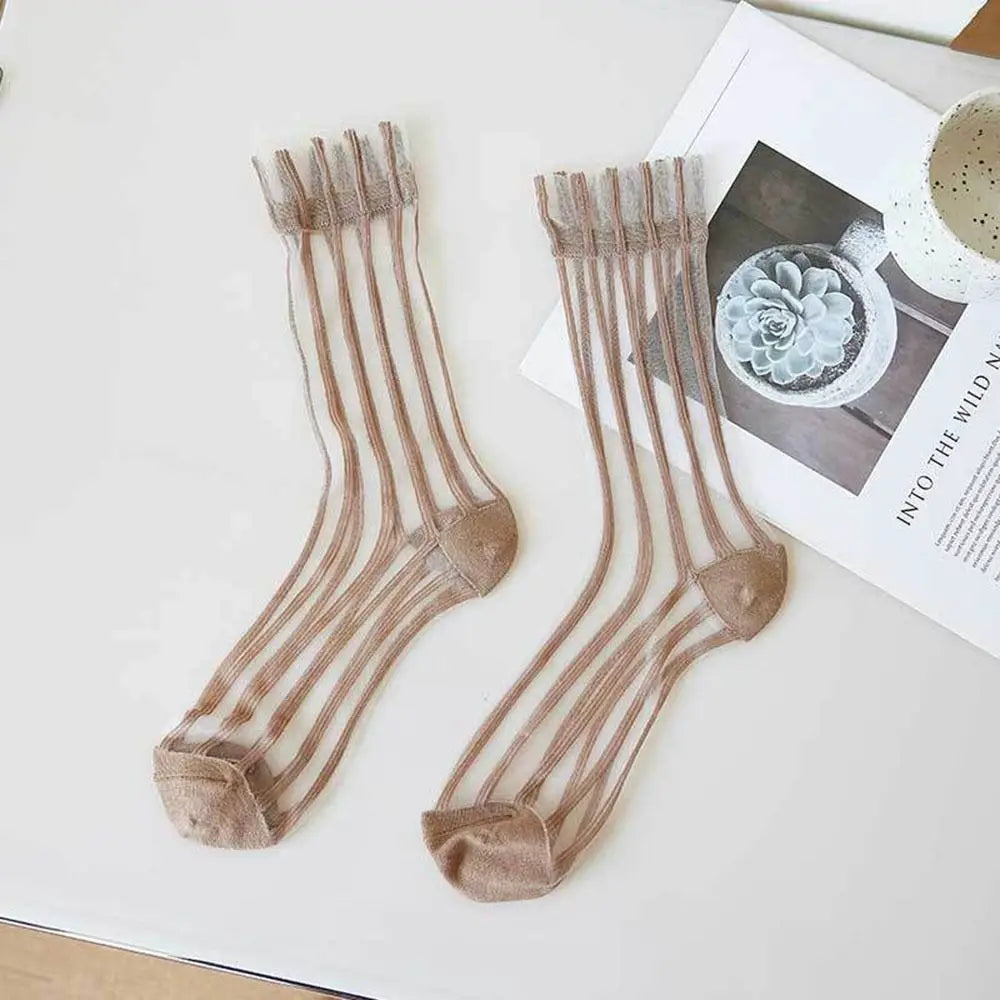 Vintage Sheer Mesh Socks 8