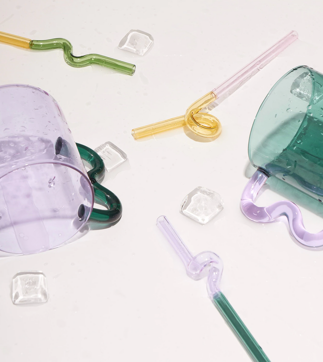Whimsical Borosilicate Glass Mug 8