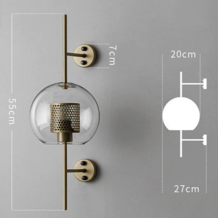 Whimsical Glass Wall Sconce 0