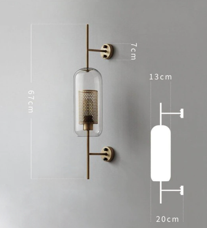 Whimsical Glass Wall Sconce 10