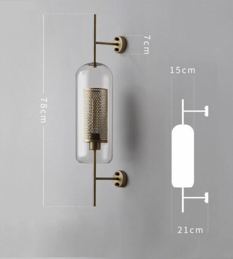 Whimsical Glass Wall Sconce 11