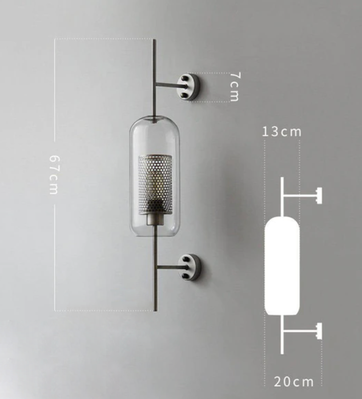 Whimsical Glass Wall Sconce 13