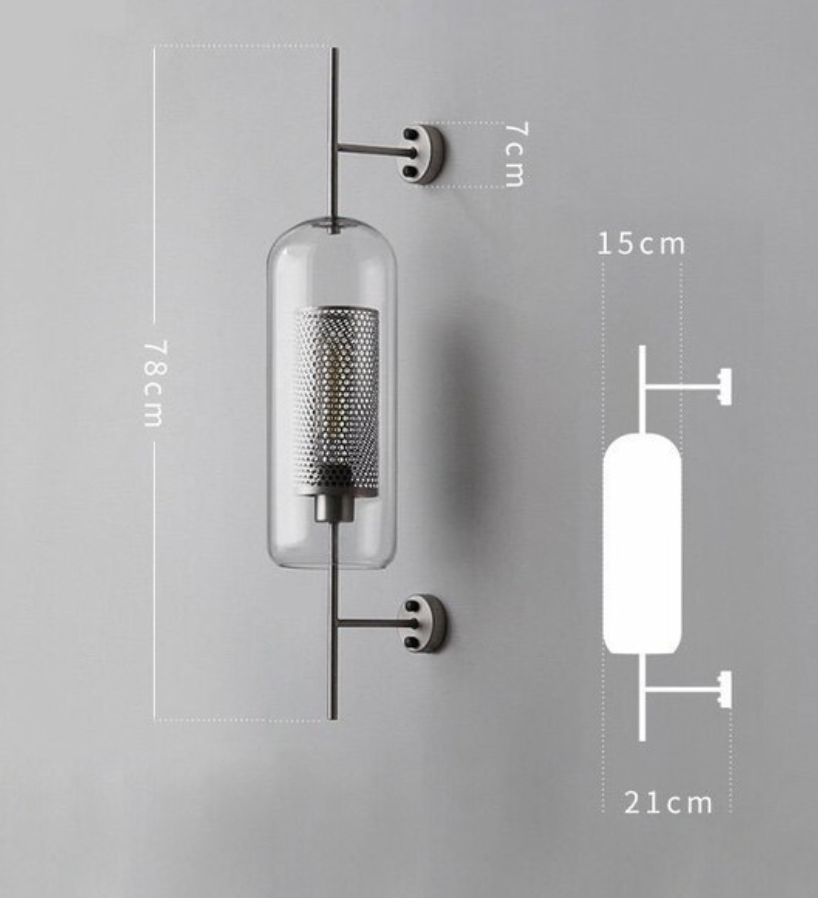 Whimsical Glass Wall Sconce 14
