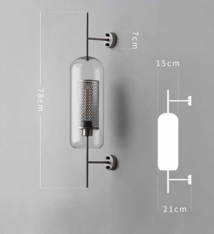 Whimsical Glass Wall Sconce 14