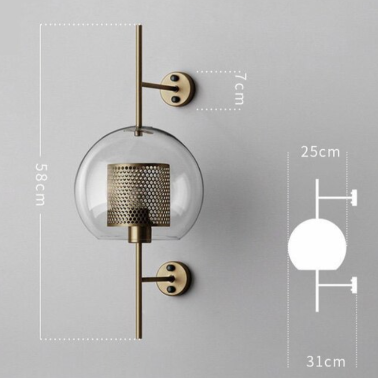 Whimsical Glass Wall Sconce 15