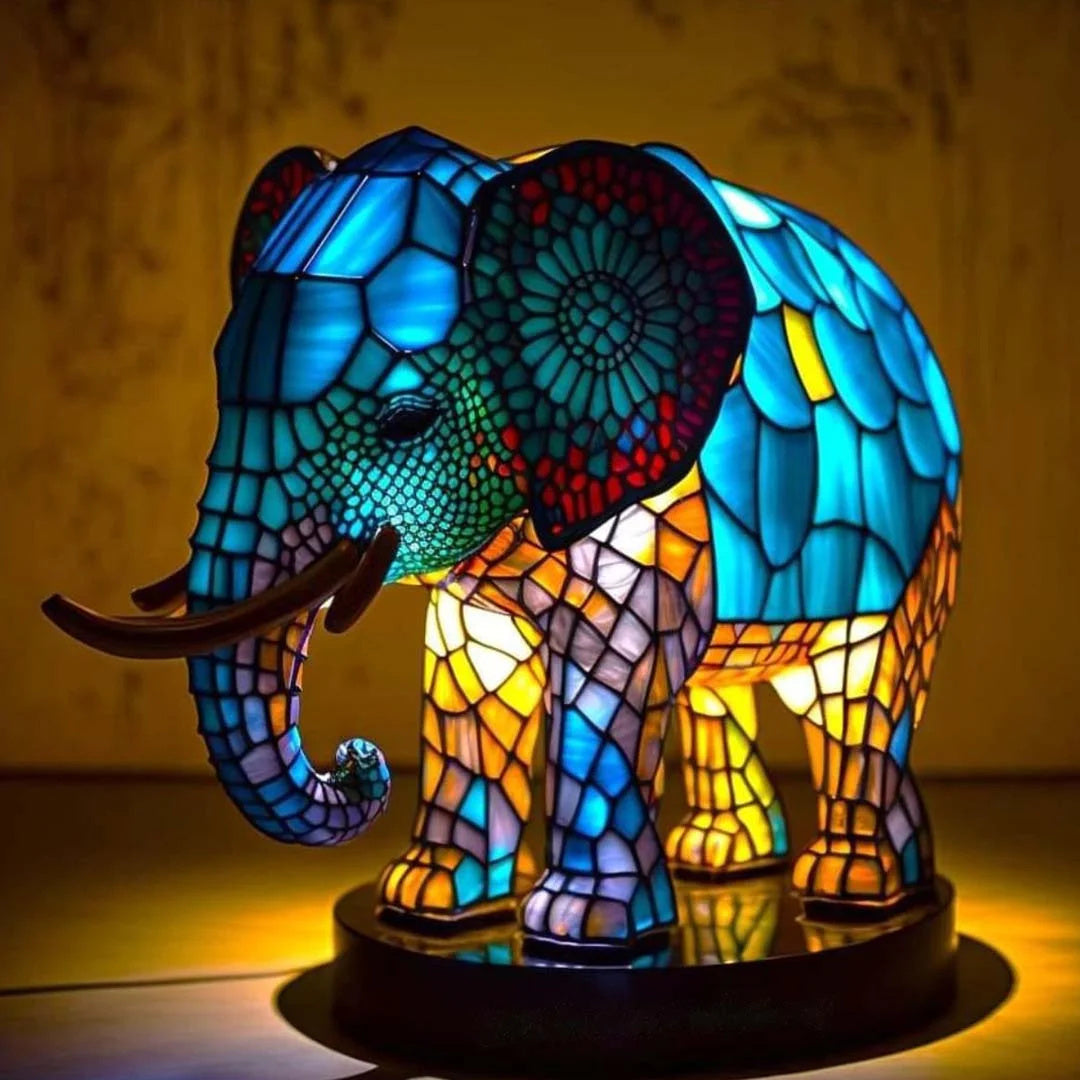 Whimsical Resin Animal Lamp 0