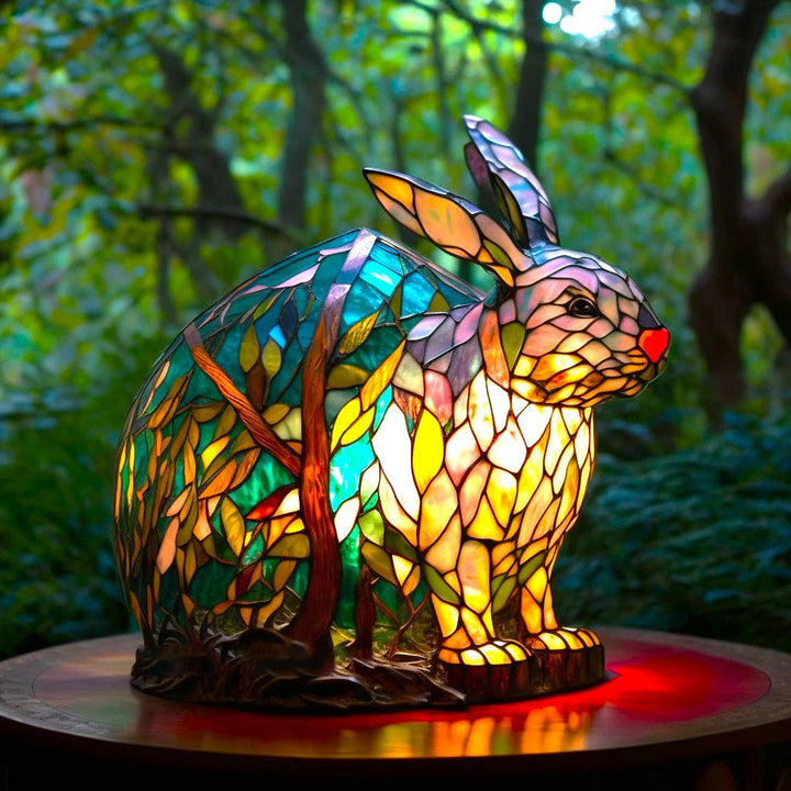 Whimsical Resin Animal Lamp 11