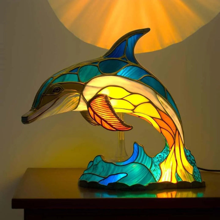 Whimsical Resin Animal Lamp 6