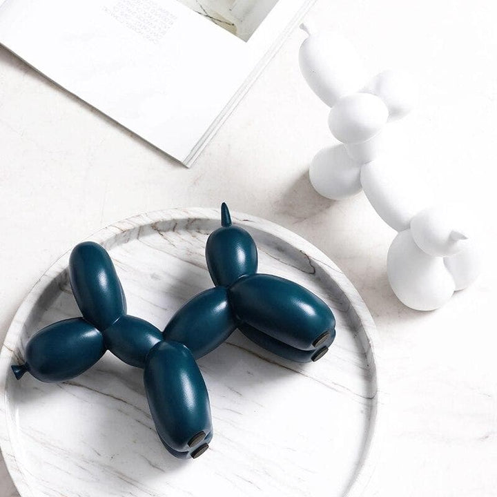 Whimsical Resin Balloon Dog Sculpture 3