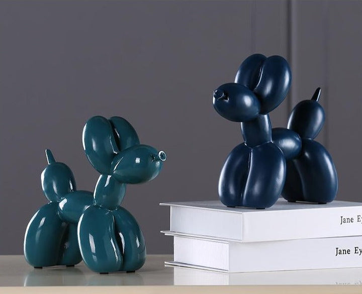 Whimsical Resin Balloon Dog Sculpture 5