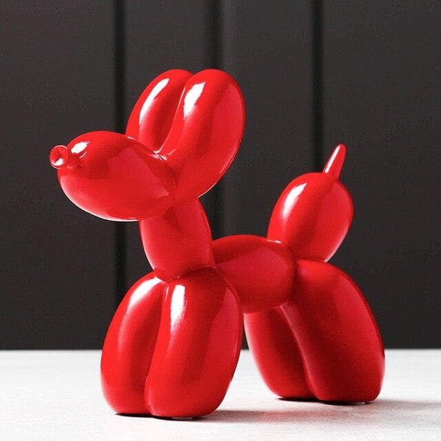 Whimsical Resin Balloon Dog Sculpture 7