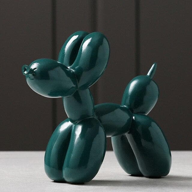 Whimsical Resin Balloon Dog Sculpture 8