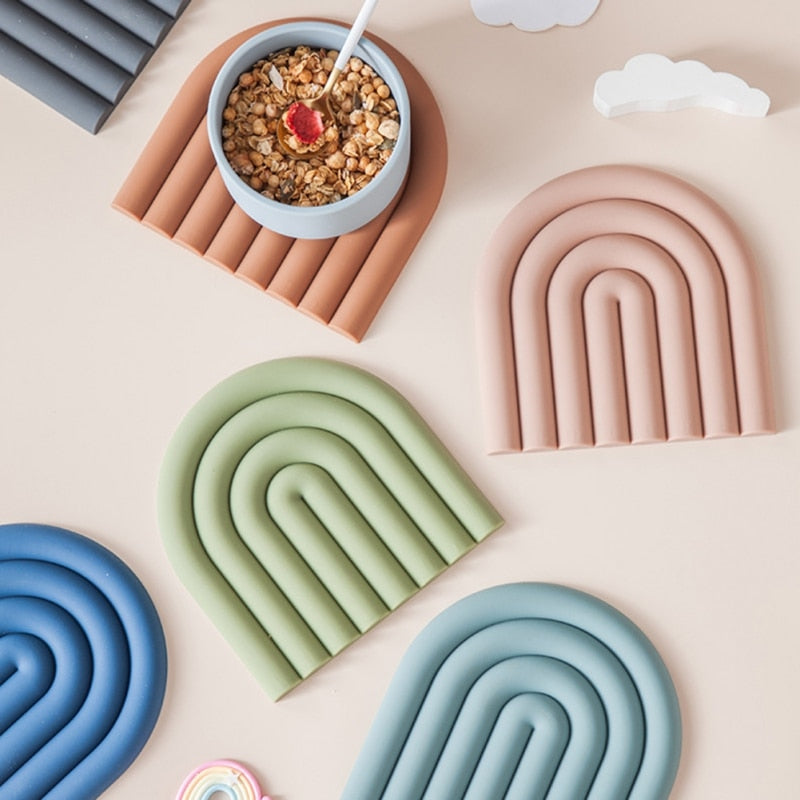 Whimsical Silicone Coaster Set 1
