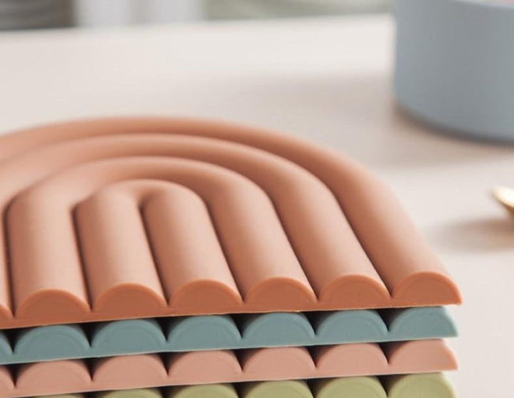 Whimsical Silicone Coaster Set 7