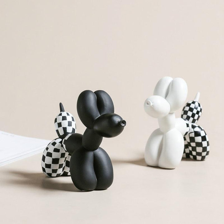 Whimsical Wall Sculpture - Hand-Painted Balloon Dog 1