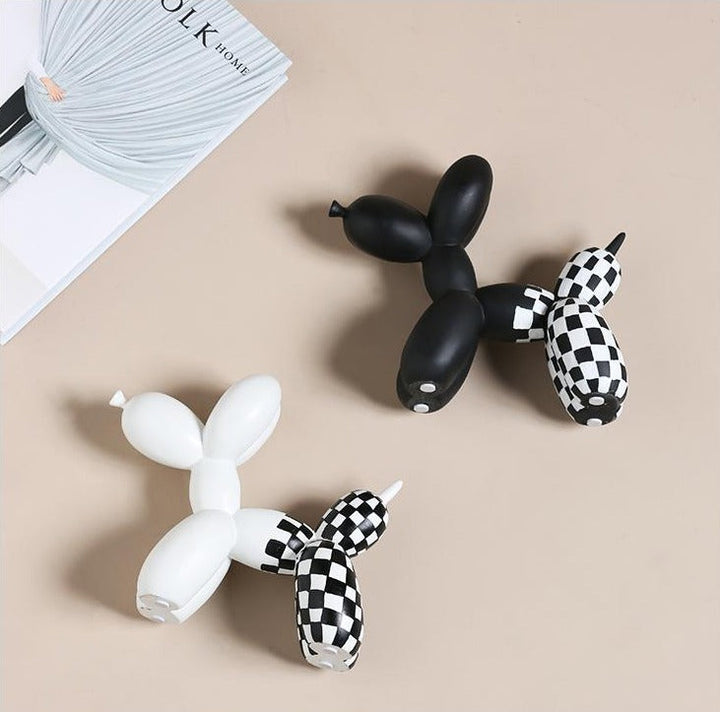 Whimsical Wall Sculpture - Hand-Painted Balloon Dog 2
