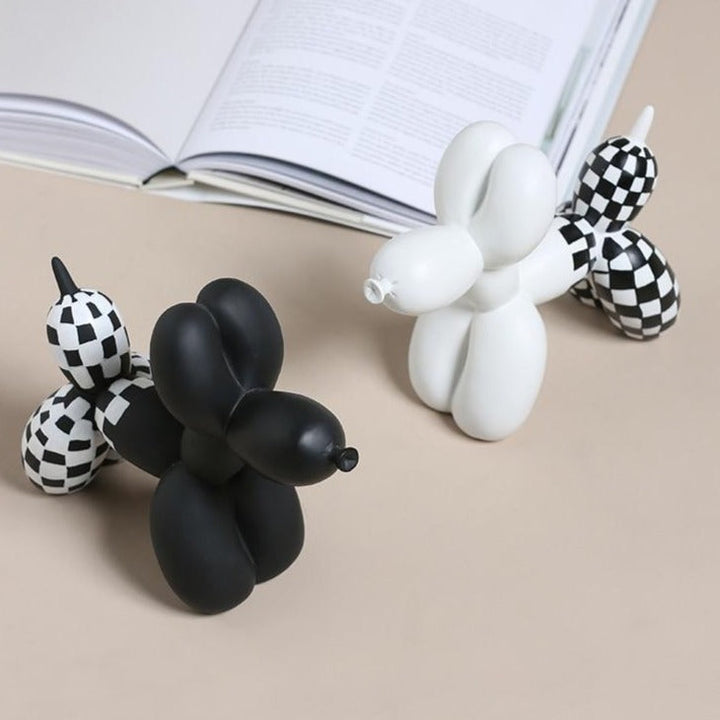 Whimsical Wall Sculpture - Hand-Painted Balloon Dog 3
