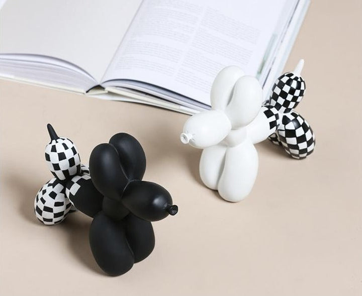 Whimsical Wall Sculpture - Hand-Painted Balloon Dog 4