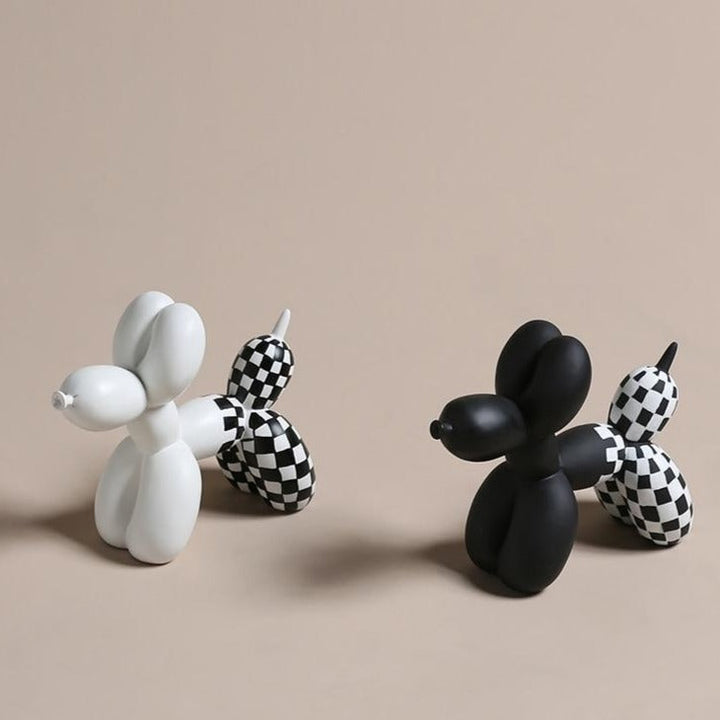 Whimsical Wall Sculpture - Hand-Painted Balloon Dog 5
