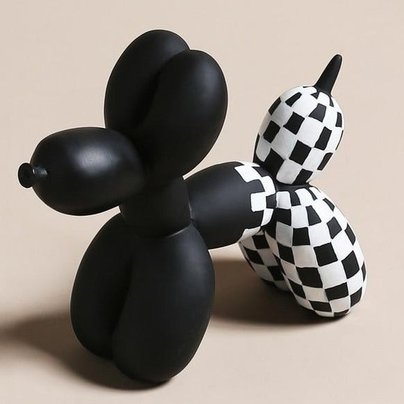 Whimsical Wall Sculpture - Hand-Painted Balloon Dog 6