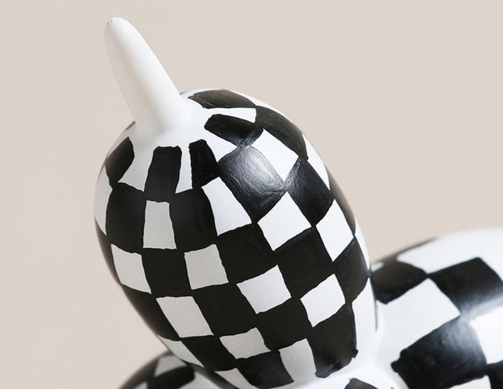 Whimsical Wall Sculpture - Hand-Painted Balloon Dog 8